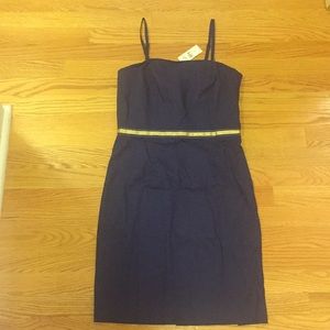 Loft Ann Taylor Dark Navy Blue Dress